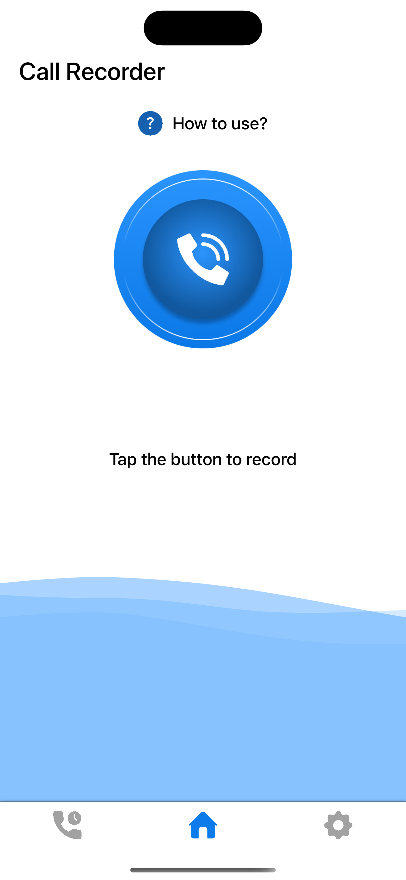Call Recorder Tapecall ACR first screenshot