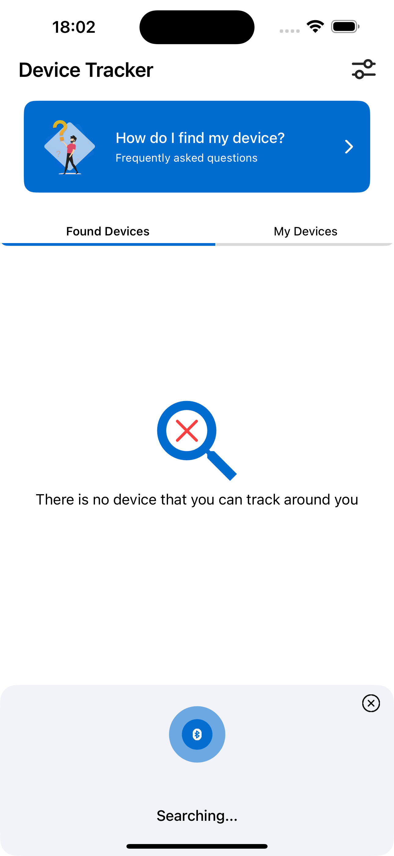 Find my Lost Earbuds Bluetooth first screenshot